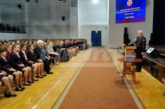 Встреча с воспитанницами пансиона МО РФ 